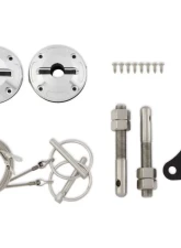 Drake Billet/Stainless Steel Hood Pin Set Ford Mustang 2005-2009                                     - 5R3Z-6316892-K - Image 3