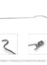 Drake Stainless Hood Prop Rod Ford Mustang 2005-2009                                     - E5RZ-16826-S - Image 2