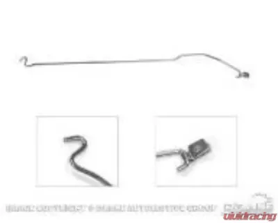 Drake Stainless Hood Prop Rod Ford Mustang 2005-2009 - E5RZ-16826-S