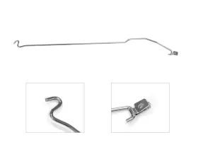 Drake Stainless Hood Prop Rod Ford Mustang 2005-2009