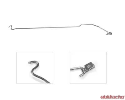Drake Stainless Hood Prop Rod Ford Mustang 2005-2009 - E5RZ-16826-S