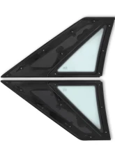Drake Pair Hatchback Quarter Windows Ford Mustang 1987-1993                                     - E7ZZ-6129710-1B - Image 2