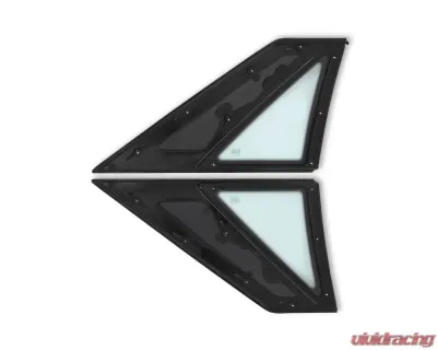 Drake Pair Hatchback Quarter Windows Ford Mustang 1987-1993 - E7ZZ-6129710-1B