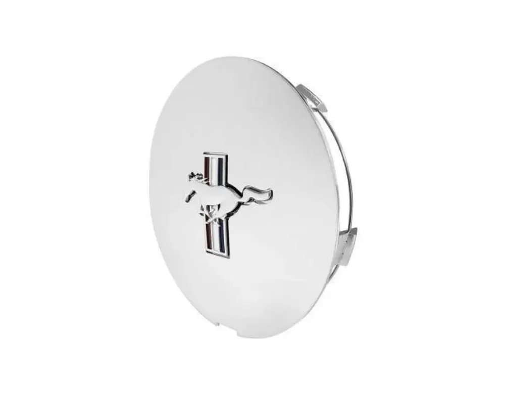 Drake Chrome Center Cap w/ Tri-Bar Pony Ford Mustang 1990-1993 - F1ZZ-1130-AC