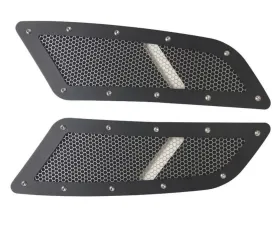 Drake Speed Mesh Hood Vent Kit Ford Mustang GT 2015+