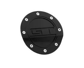 Drake Comp Series Matte Black w/ GT Logo Fuel Door Ford Mustang 2015+
