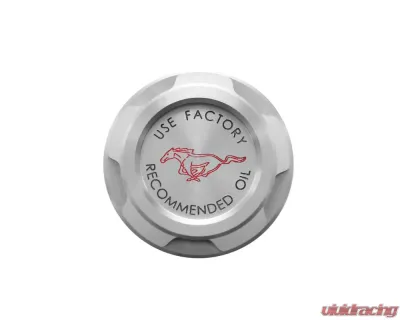 Drake Billet Aluminum V6/GT Oil Cap Cover Ford Mustang GT 2015-2022 - FR3Z-6766-BL