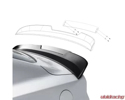 Drake Satin Black Wicker Bill Style Rear Spoiler Ford Mustang 2015-2022 - JR3B-6344210-A
