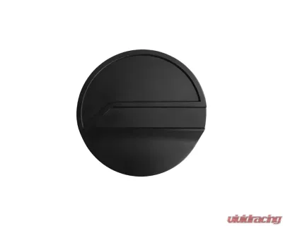 Drake Black Aluminum Fuel Door Ford Mustang 2015+ - JR3B-6640526-BK