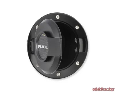 Drake Billet All Black Fuel Door Assembly Dodge Challenger 2008-2020 - MO-210001-BLACK