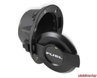 Drake Billet All Black Fuel Door Assembly Dodge Challenger 2008-2020 - MO-210001-BLACK