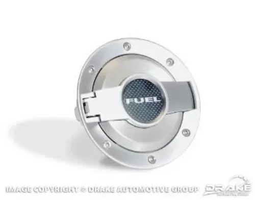 Drake Billet Aluminum Satin Fuel Door Assembly Dodge Challenger 2008-2020 - MO-210001-SATIN