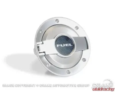 Drake Billet Aluminum Satin Fuel Door Assembly Dodge Challenger 2008-2020 - MO-210001-SATIN