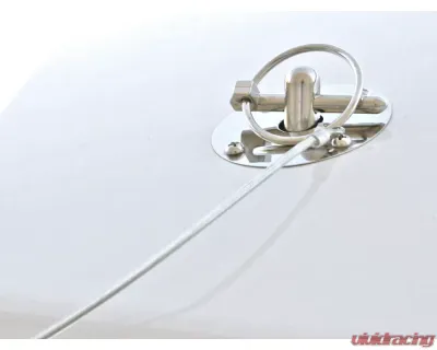 Drake Stainless Steel Hood Pin Kit Ford Mustang 2005-2009 - S1MS-16892-SSK