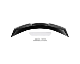 Drake Muscle Cars Satin Black Wicker Bill Rear Spoiler Chevrolet Corvette C8 Base | Z51 2020-2024