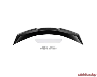 Drake Muscle Cars Satin Black Wicker Bill Rear Spoiler Chevrolet Corvette C8 Base | Z51 2020-2024 - CV-C8R190001-PASB