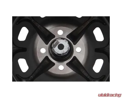 Legendary Wheels Magnum 400 Wheel Series Ford 15x6 4x108 5mm Black Machined - LW40-50642A