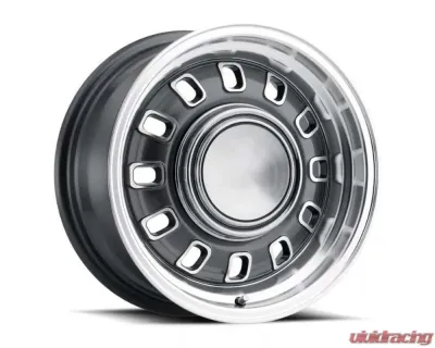 Legendary Wheels 12 Slot Wheel Series 15x7 5x114.3 7mm Charcoal - LW60-50754B