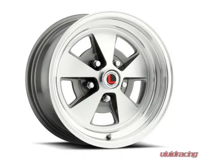 Legendary Wheels Flat 5 Wheel Series 15x7 5x114.3 4.55mm Charcoal Machined - LW67-50754B