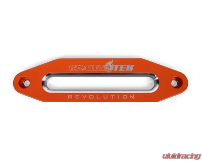 JKS Manufacturing CrawlTek Revolution Orange Aluminum Hawse Fairlead, 10" Bolt Pattern - CWLCT10101