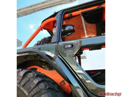 JKS Manufacturing Rear Inner Fender Kit for Jeep Wrangler 2007-2018, 16 GA Aluminum - CWLJK33001