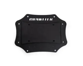 JKS Manufacturing Tailgate Plate for Jeep Wrangler 2007-2018, Aluminum, Black Powdercoat