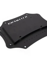 JKS Manufacturing Tailgate Plate for Jeep Wrangler 2007-2018, Aluminum, Black Powdercoat                                     - CWLJK38001 - Image 2