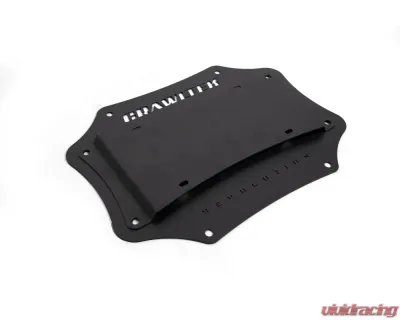 JKS Manufacturing Tailgate Plate for Jeep Wrangler 2007-2018, Aluminum, Black Powdercoat - CWLJK38001