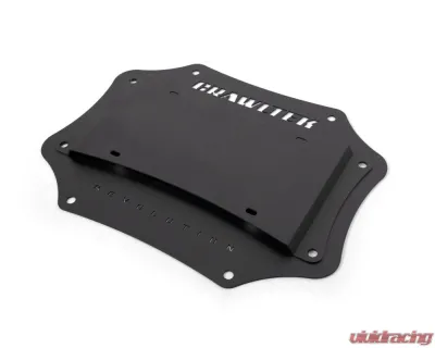 JKS Manufacturing Tailgate Plate for Jeep Wrangler 2007-2018, Aluminum, Black Powdercoat - CWLJK38001