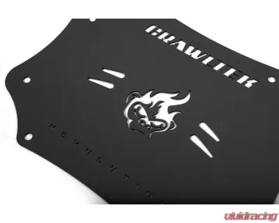 JKS Manufacturing Tailgate Plate for Jeep Wrangler 2007-2018, Aluminum, Black Powdercoat - CWLJK38001