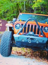 JKS Manufacturing Pyro Stubby Front Bumper for Jeep Wrangler 2018-2025 & Gladiator 2020-2025, 3/16" Steel                                     - CWLJL10101 - Image 11