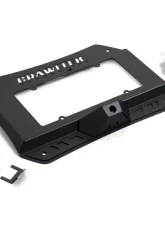 JKS Manufacturing Tailgate Plate for Jeep Wrangler 2018-2025, Black Aluminum Relocation Panel                                     - CWLJL38001 - Image 2