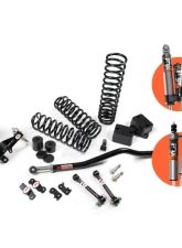 JKS Manufacturing 2.5" Lift Kit for Jeep Wrangler 2007-2018 with Fox 2.5 Performance Elite Shock                                     - JSPEC103PES - Image 2