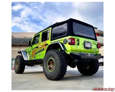 JKS Manufacturing Blaze Rear Bumper - 30" Light Bar - Black - CWLJL22001