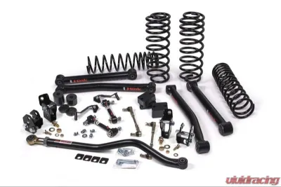 JKS 2.5" Lift Kit J-Konnect 4Dr w/ Shock Extension Brackets STD Rate Coils Jeep Wrangler JL 2018-2021 - JSPEC121KNS