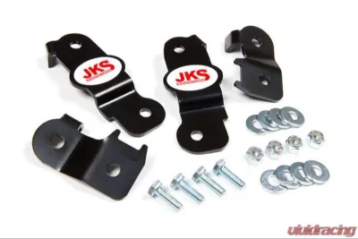 JKS Manufacturing Brake Line Relocation Brackets for Jeep Wrangler 2007-2018, 4.5" Lift - JKS2290
