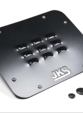 JKS Manufacturing Tailgate Vent Cover for Jeep Wrangler 2007-2018, Louvered Steel Design                                     - JKS8200 - Image 2