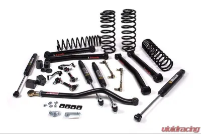 JKS 2.5" Lift Kit J-Konnect 4Dr w/ JSPEC Shocks STD Rate Coils Jeep Wrangler JL 2018-2022 - JSPEC121K