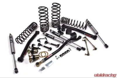 JKS 3.5" Lift Kit J-Lander 4Dr w/ FOX 2.0 Performance Shocks HD Rate Coils Jeep Wrangler JL 2018-2022 - JSPEC130KFP