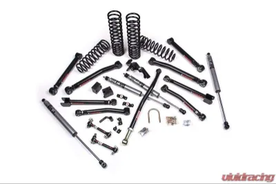 JKS 2.5" Lift Kit J-Krawl 4Dr w/ FOX 2.0 Remote Reservoir Jeep Wrangler JK 2007-2018 - JSPEC149KFR