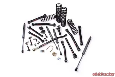 JKS 2.5" Lift Kit J-Krawl 4Dr w/ FOX 2.0 Remote Reservoir Jeep Wrangler JK 2007-2018 - JSPEC149KFR