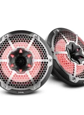 DS18 Hydro 10" 2-Way Audio Marine Speakers with Bullet Tweeter | Integrated RGB LED Lights Carbon Fiber                                     - CF-10M - Image 7