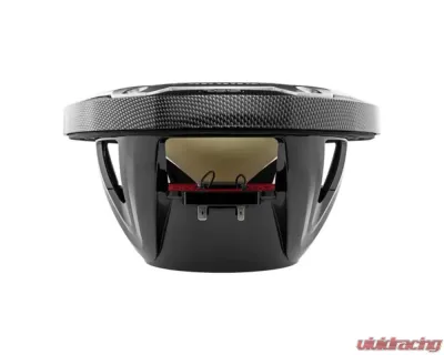 DS18 Hydro 10" 2-Way Audio Marine Speakers with Bullet Tweeter | Integrated RGB LED Lights Carbon Fiber - CF-10M