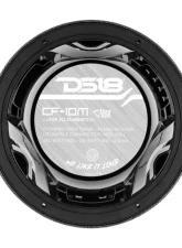 DS18 Hydro 10" 2-Way Audio Marine Speakers with Bullet Tweeter | Integrated RGB LED Lights Carbon Fiber                                     - CF-10M - Image 7