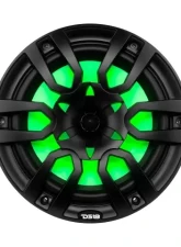 DS18 Black Hydro 10" 2-Way Marine Speakers with Bullet Tweeter And Integrated RGB LED Lights                                     - NXL-10/BK - Image 2