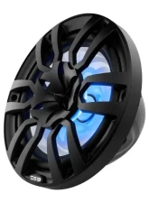 DS18 Black Hydro 10" 2-Way Marine Speakers with Bullet Tweeter And Integrated RGB LED Lights                                     - NXL-10/BK - Image 3