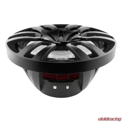 DS18 Black Hydro 10" 2-Way Marine Speakers with Bullet Tweeter And Integrated RGB LED Lights - NXL-10/BK