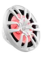 DS18 White Hydro 10" 2-Way Marine Speakers with Bullet Tweeter And Integrated RGB LED Lights                                     - NXL-10/WH - Image 2