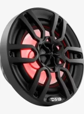 DS18 300 Watts Black Hydro 6.5" 2-Way Marine Speakers with Integrated RGB LED Lights                                     - NXL-6/BK - Image 2
