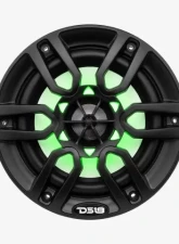 DS18 300 Watts Black Hydro 6.5" 2-Way Marine Speakers with Integrated RGB LED Lights                                     - NXL-6/BK - Image 3